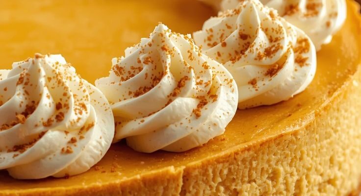 The Ultimate Creamy Pumpkin Cheesecake with Spiced Whipped Cream Recipe