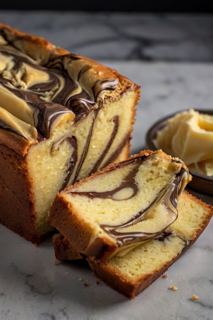 Classic Marble Butter Cake: A Swirled Masterpiece