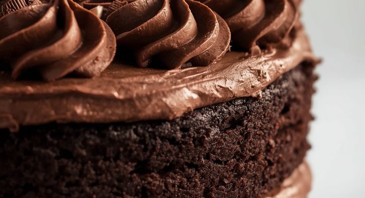 Rich & Moist Double Chocolate Layer Cake
