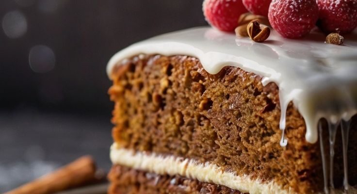 Spiced Gingerbread Layer Cake with Cream Cheese Frosting