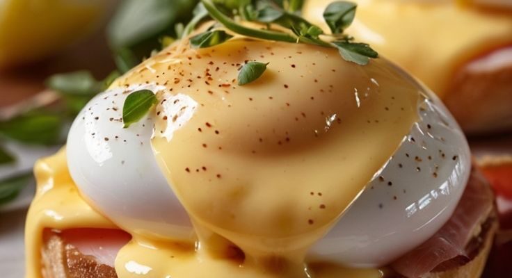 Classic Eggs Benedict with Silky Hollandaise Sauce