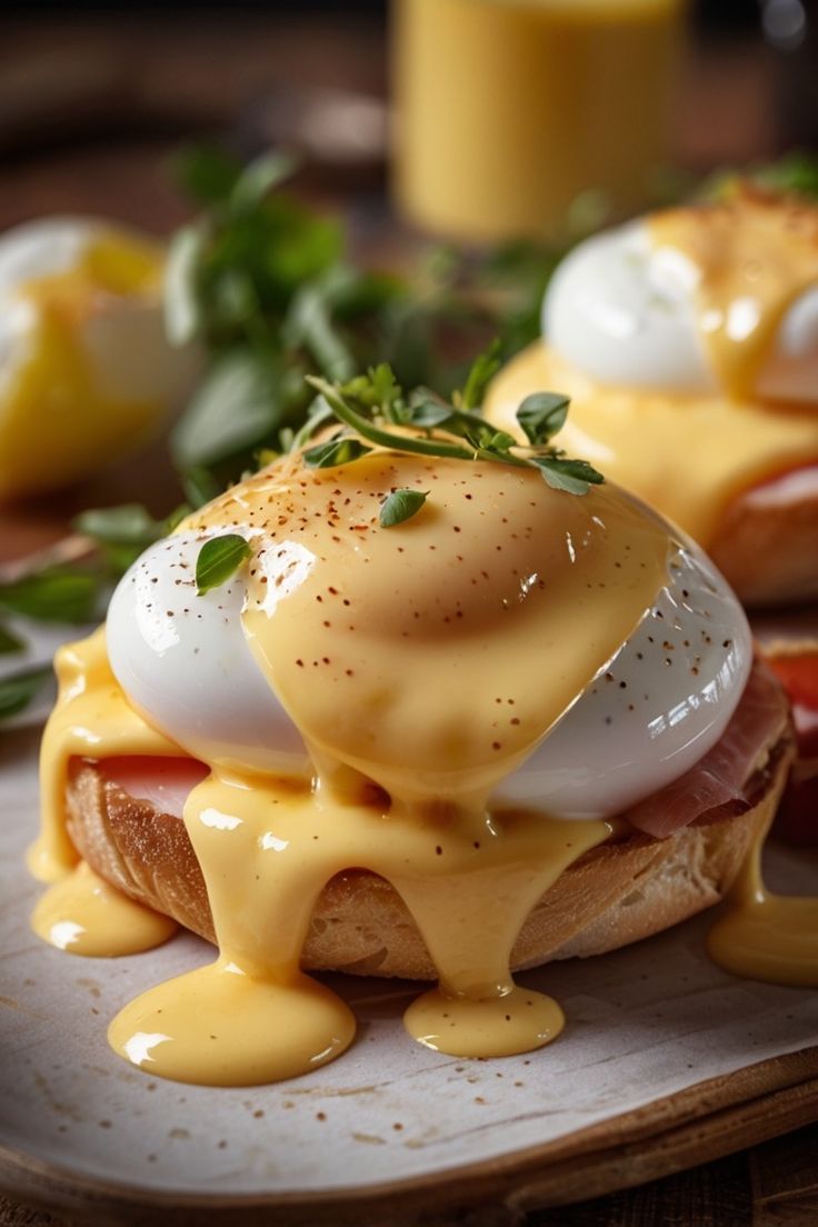 Classic Eggs Benedict with Silky Hollandaise Sauce