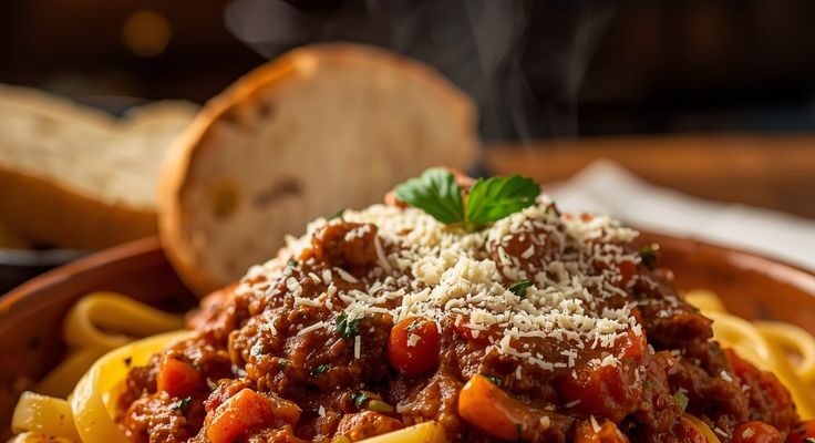 Authentic Italian Bolognese Pasta