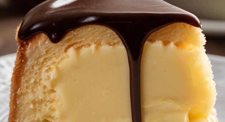 The Ultimate Decadent Cream-Filled Cake with Chocolate Ganache