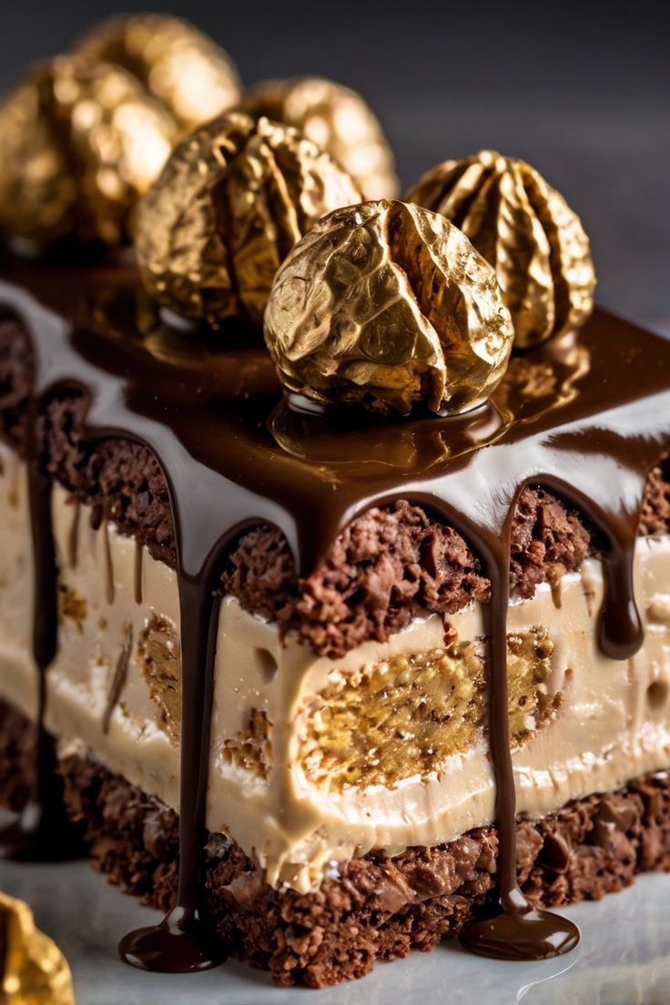 The Ultimate Decadent Gold Chocolate Cake: An Elegant Masterpiece