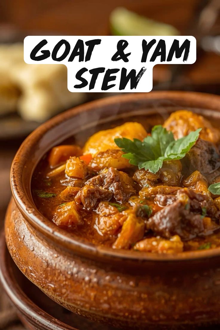 Hearty Nigerian Goat and Yam Stew: An Authentic Taste of West Africa