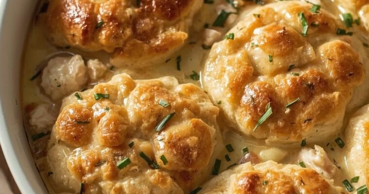 The Ultimate Chicken and Biscuit Bake: A Cozy One-Pan Masterpiece