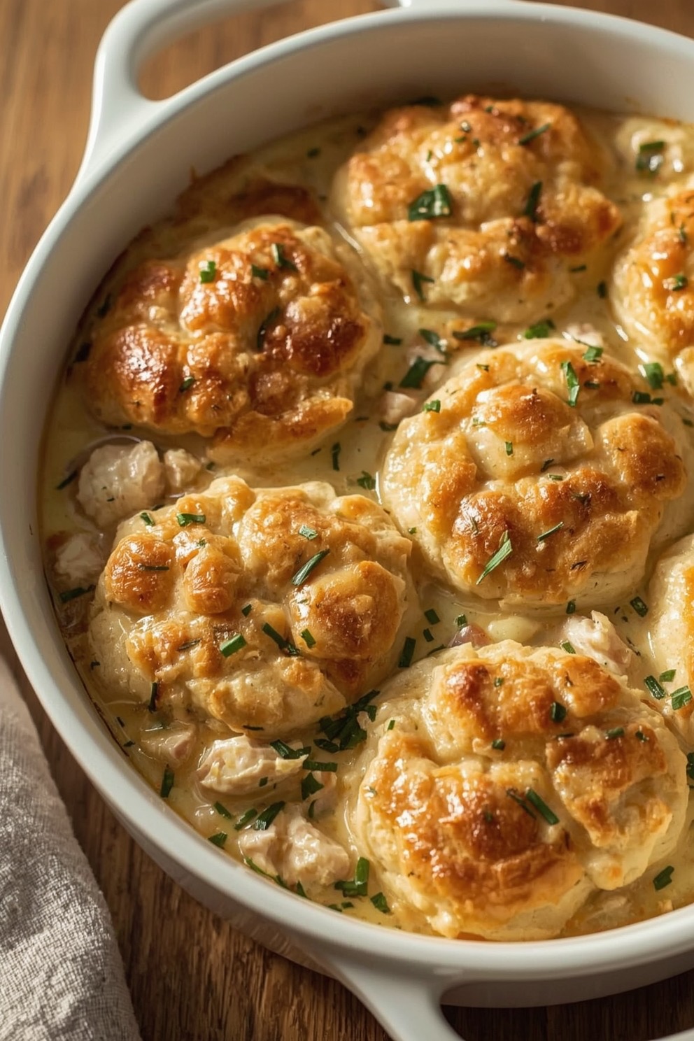 The Ultimate Chicken and Biscuit Bake: A Cozy One-Pan Masterpiece