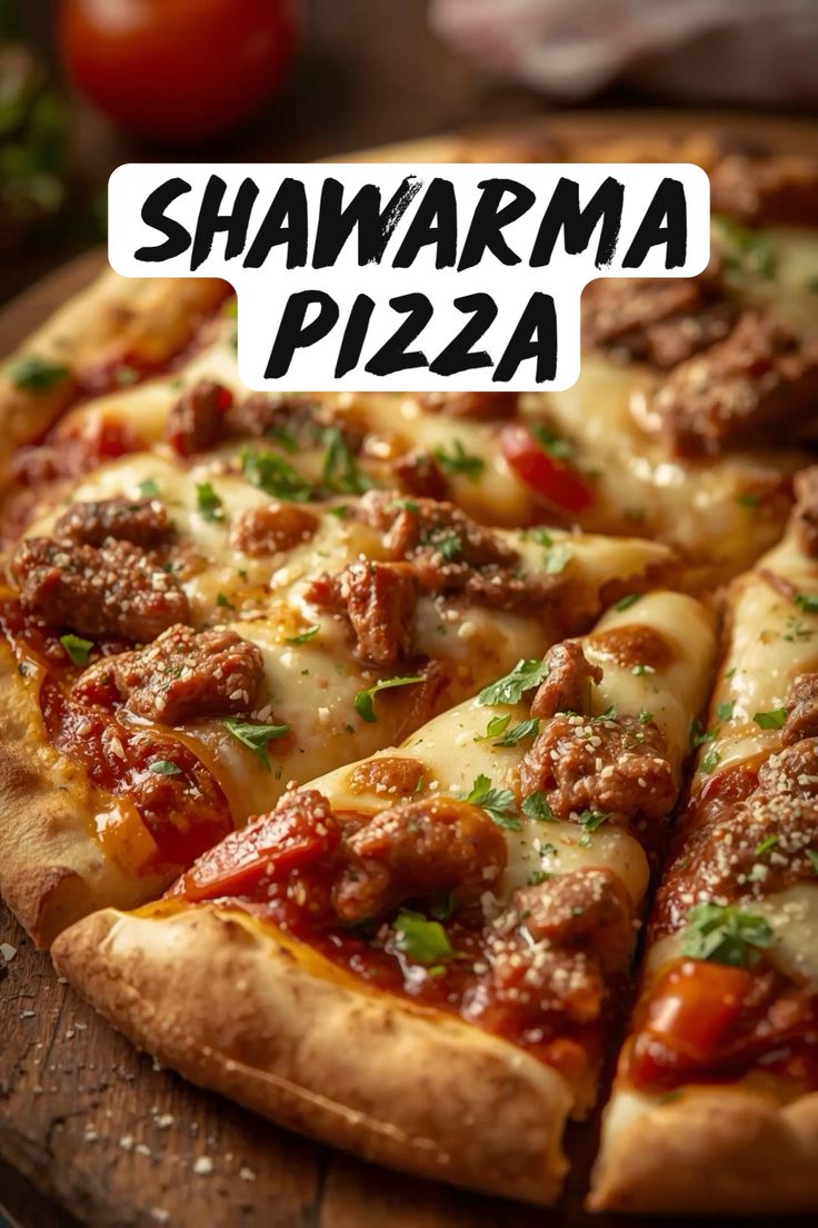 Loaded Chicken Shawarma Pizza: The Ultimate Middle Eastern Fusion