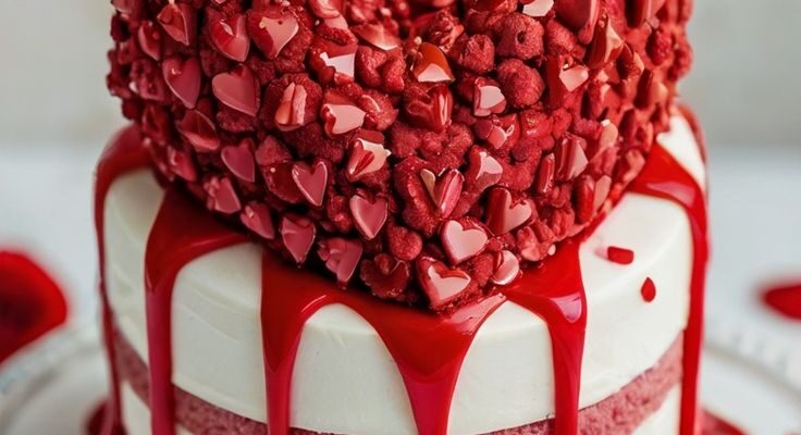 The Ultimate Romantic Heart-Shaped Red Velvet Cake: A Recipe for Love