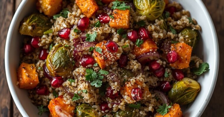 Roasted Veggie Quinoa Salad